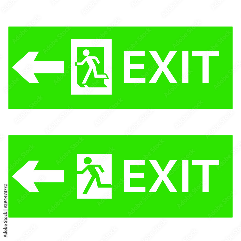 Exit door Icon or sign pointers for navigation in airport, professional graphic vector illustration optimized for large anв small size. isolated on white background. Exit door Icon or sign pointers for navigation in airport, professional graphic vector illustration optimized for large anв small size. isolated on white background.