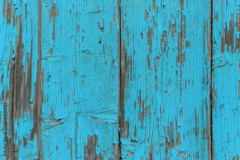 The old blue wood texture with natural patterns The old blue wood texture with natural patterns