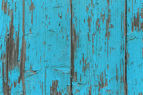 The old blue wood texture with natural patterns © madredus