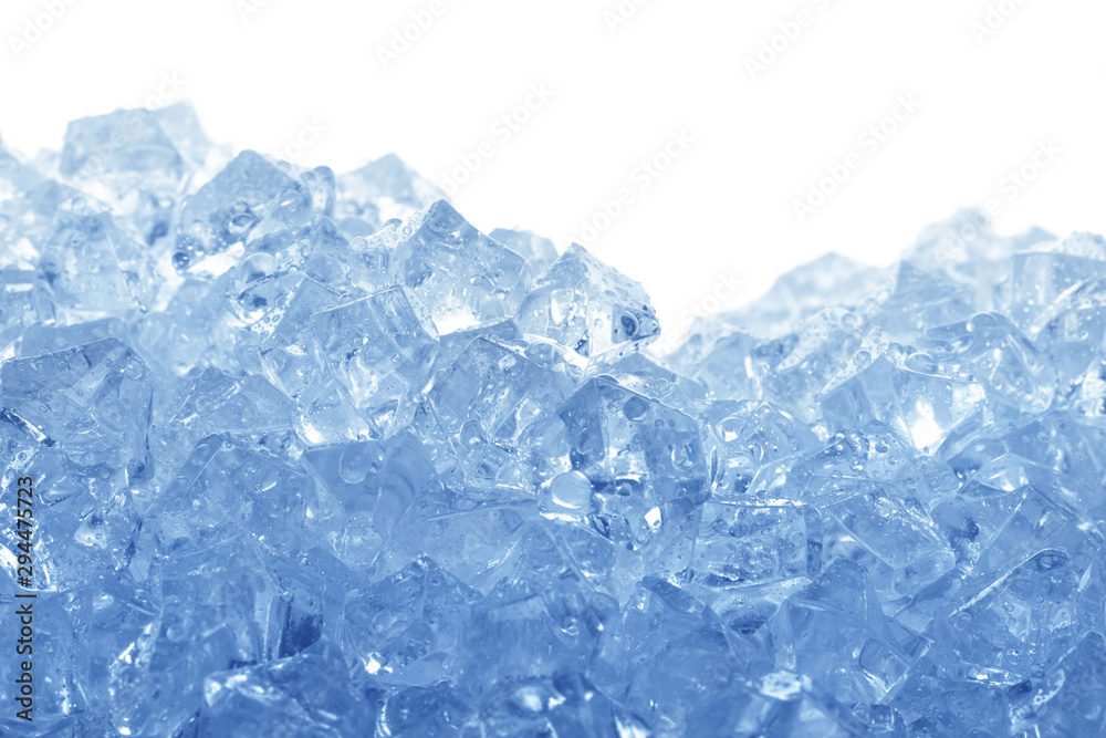 Ice cubes isolated Ice cubes isolated