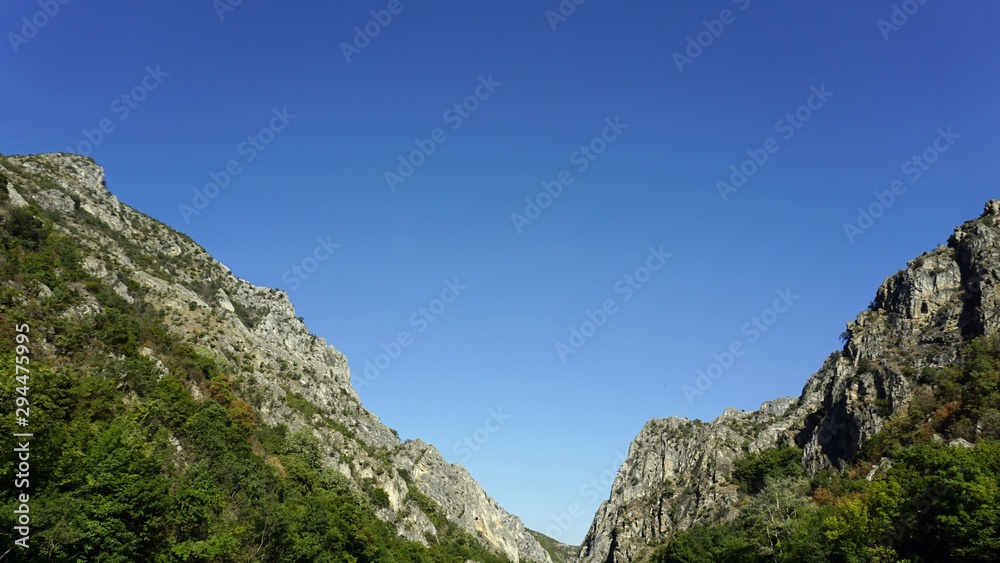 mountain landscape around matka canyon