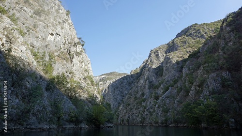 colorful matka canyon in northern macedonia