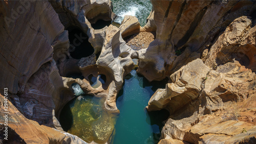 steep walls at bourkes luck potholes, mpumalanga, blyde river canyon, south africa 12