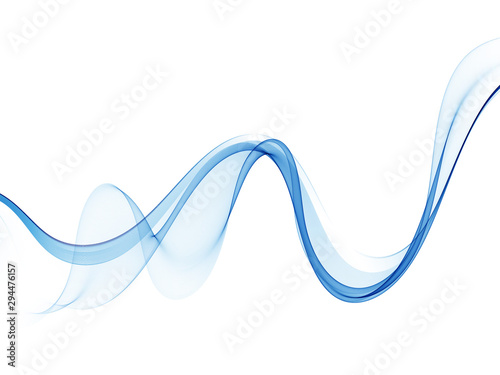 Vector awesome abstract blue backgrounds Blue wave