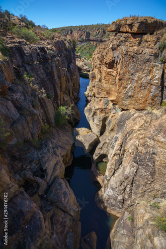 steep walls at bourkes luck potholes, mpumalanga, blyde river canyon, south africa 14
