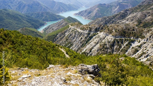 beautiful kozjak lake in northern macedonia