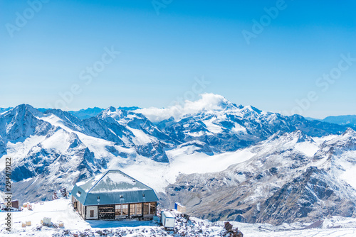 Garabashi Station at Mount Elbrus, Caucasus Russia