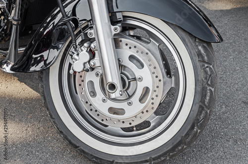 Front wheel of motorcycle