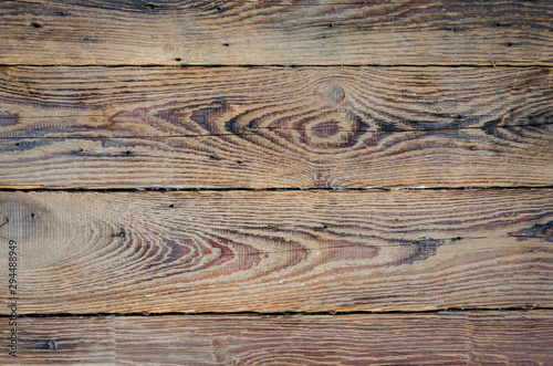 Close-uo of old wood background with cracks .