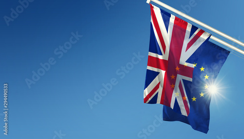Photography Brexit Konzept - Großbritannien  verlässt die Europäische Union