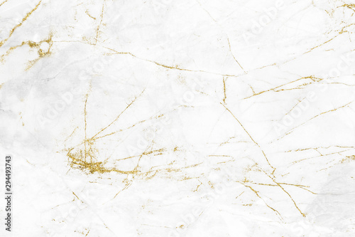 White gold marble texture pattern background with high resolution design for cover book or brochure, poster, wallpaper background or realistic business © Tondone