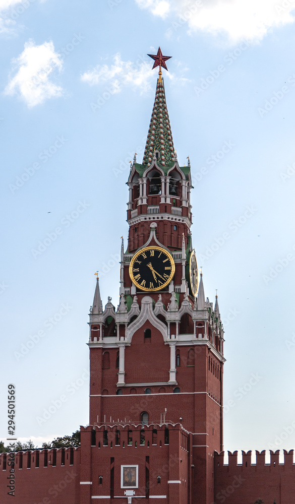 The Saviour Spasskaya Tower of Moscow Kremlin