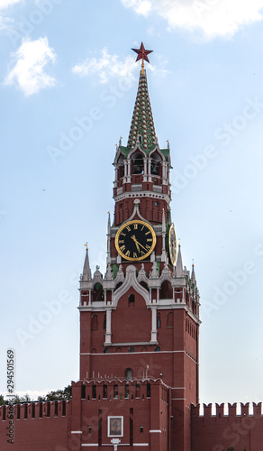 The Saviour Spasskaya Tower of Moscow Kremlin