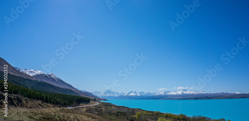 Wallpaper Mural Lake Pukaki glacier tasman mt cook new zealand	 Torontodigital.ca