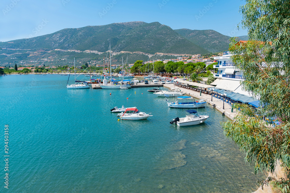 Typical Mediterranean coastline