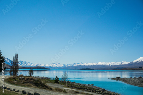 Tekapo panoramic mt john lake Tekapo new zealand