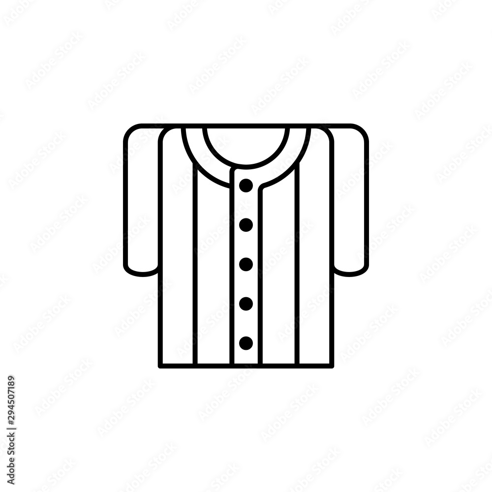 Baseball jersey icon. Element of american sport icon Baseball jersey icon. Element of american sport icon