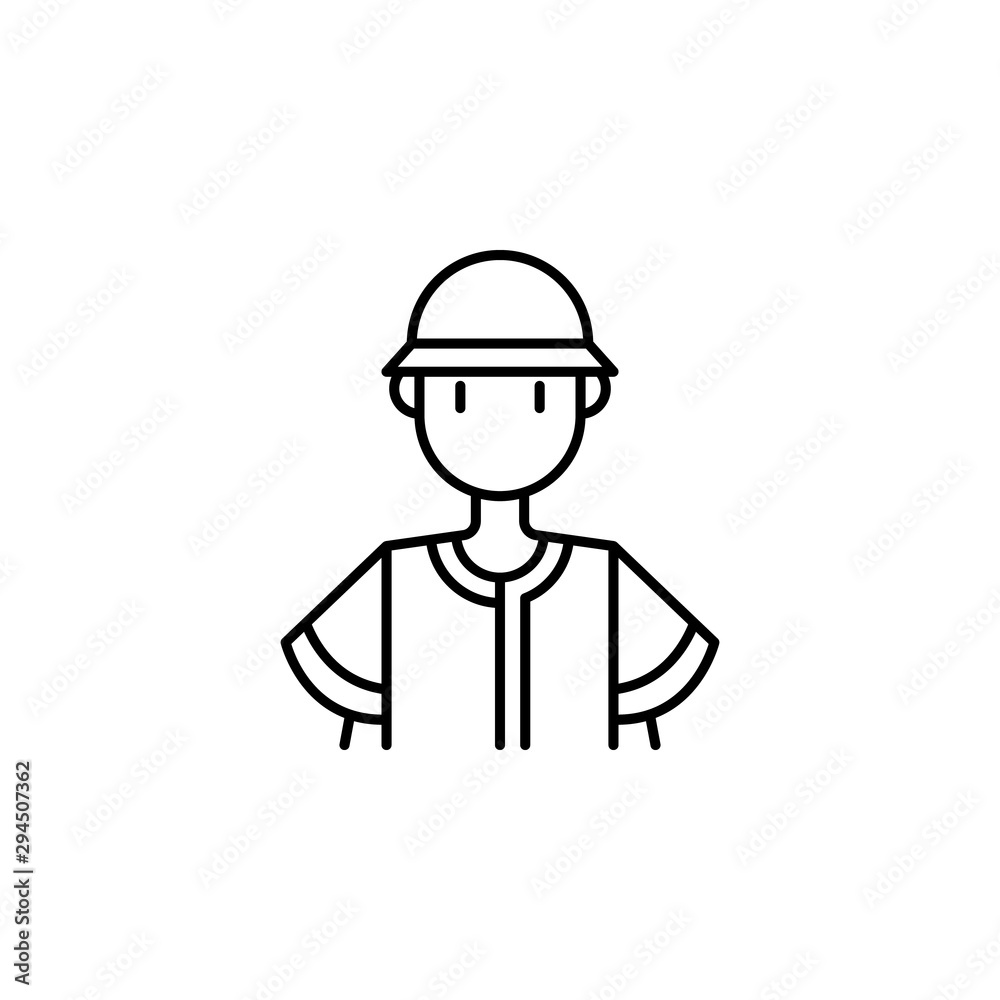 Baseball player icon. Element of american sport icon Baseball player icon. Element of american sport icon