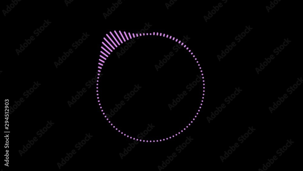 Abstract audio visualizer equalizer