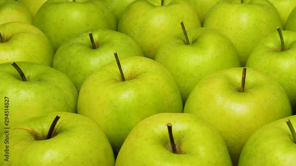 Red Apple In Green Apples. Many apples at table. Healthy diet Red Apple In Green Apples. Many apples at table. Healthy diet