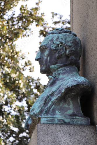 Bust of John Tyler Hollywood Cemetery