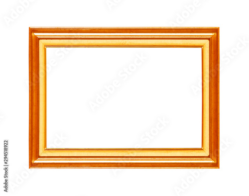 Golden photo frame