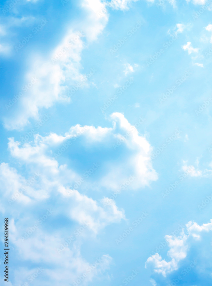 Blue sky with clouds (cloud) Blue sky with clouds (cloud)