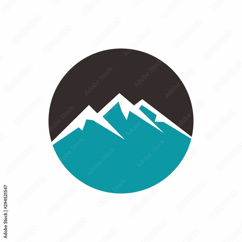 Mountain logo design template vector illustration Mountain logo design template vector illustration