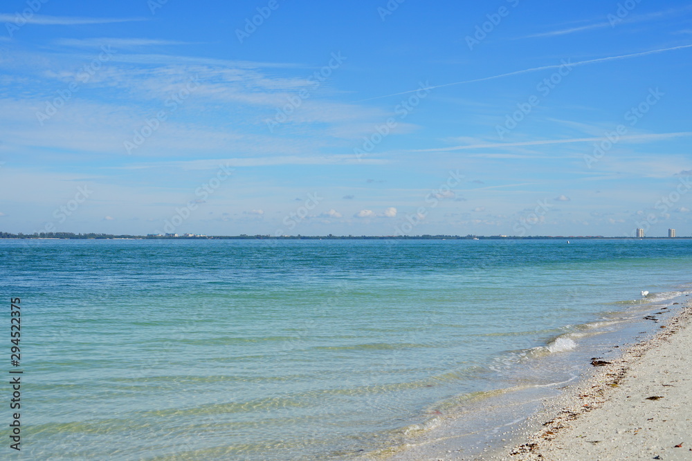 Clear water of Fort Myers in Florida, USA	