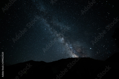 The milky way or stars in taken in the prairie in kansas and the mountains of colorado 