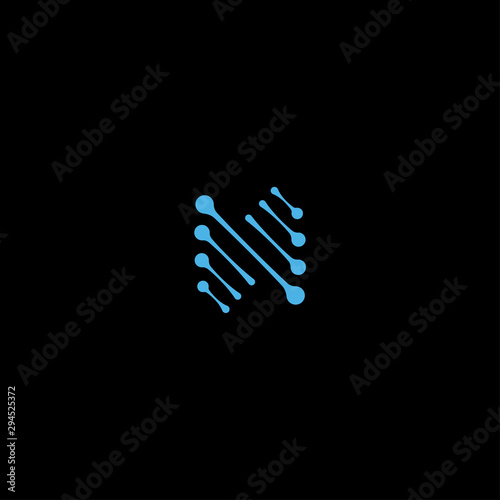 DNA Logo Icon Design Template. Helix, Genetic, Bio, Modern Vector Illustration