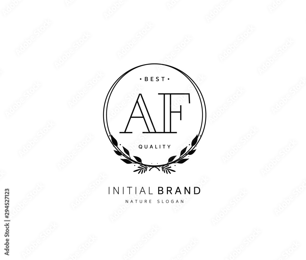 A F AF Beauty vector initial logo, handwriting logo of initial signature, wedding, fashion, jewerly, boutique, floral and botanical with creative template for any company or business. A F AF Beauty vector initial logo, handwriting logo of initial signature, wedding, fashion, jewerly, boutique, floral and botanical with creative template for any company or business.
