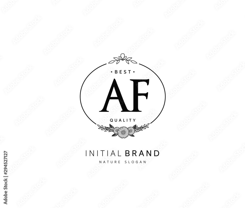 A F AF Beauty vector initial logo, handwriting logo of initial signature, wedding, fashion, jewerly, boutique, floral and botanical with creative template for any company or business. A F AF Beauty vector initial logo, handwriting logo of initial signature, wedding, fashion, jewerly, boutique, floral and botanical with creative template for any company or business.