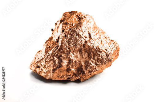 bronze nugget, ore for industrial purposes. Stock Photo | Adobe Stock