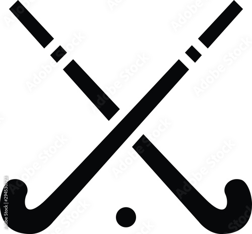 illustration vector icon of hockey