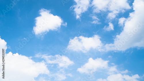 Blue sky with cloud bright at Phuket Thailand.