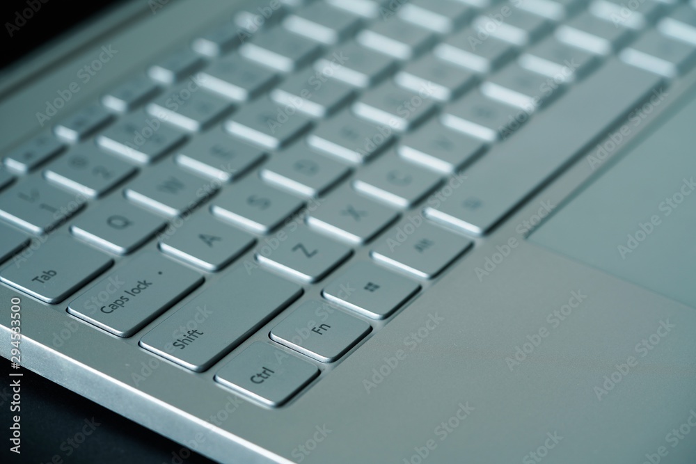 silver metallic computer keyboard