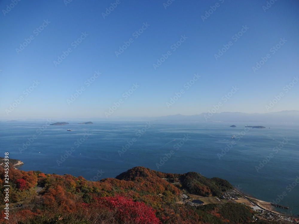 亀老山展望台からの眺望(愛媛県今治市) 亀老山展望台からの眺望(愛媛県今治市)