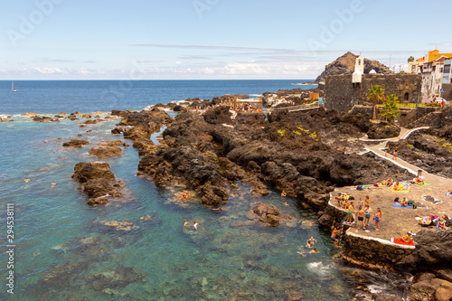 coast of canary island sea