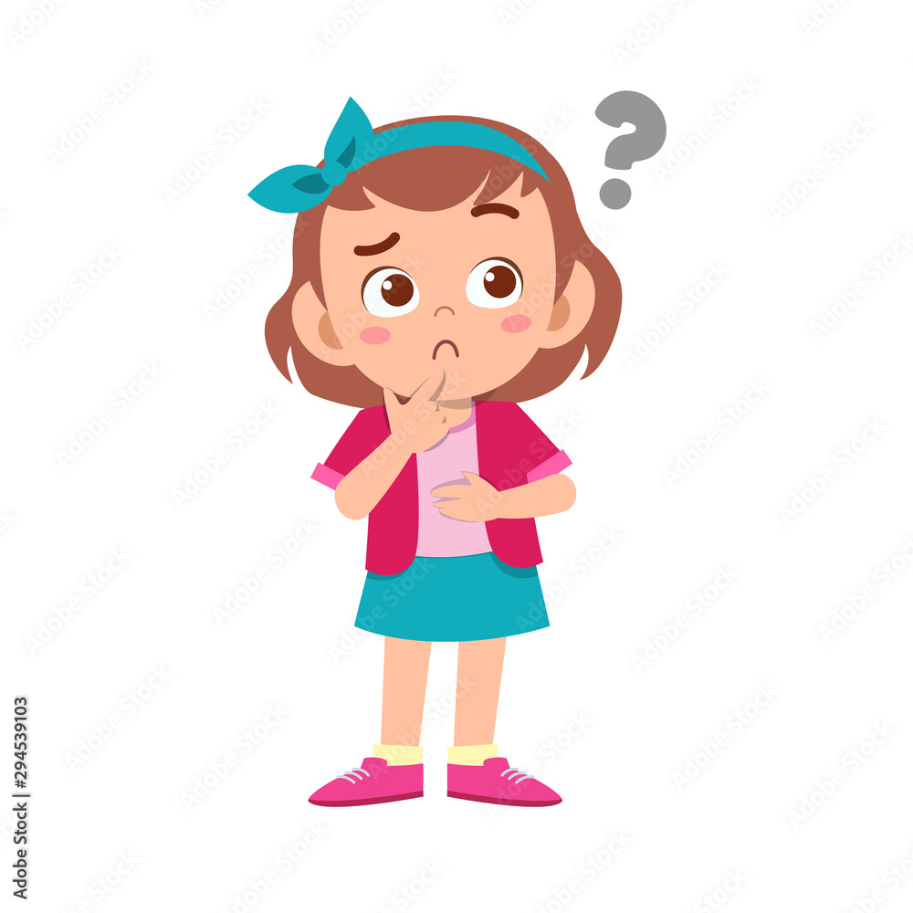 cute kid teen girl show facial expression cute kid teen girl show facial expression