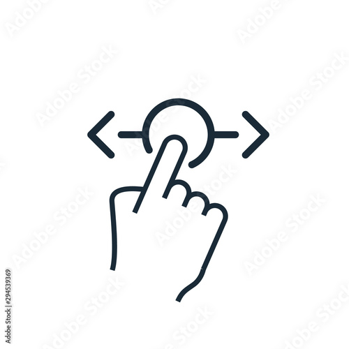 hand swipe icon
