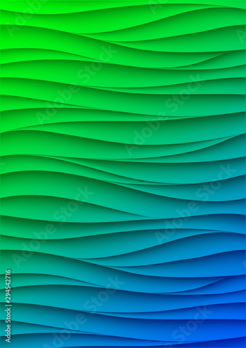 Minimal fluid covers design wall panel. Halftone colorful realistic 3d relief wave design. Future liquid modern interior gypsum stucco relievo patterns background set.