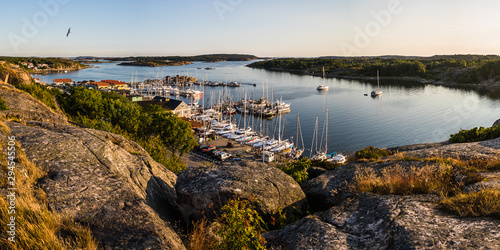 Grebbestad Schweden Schären Panorama photo