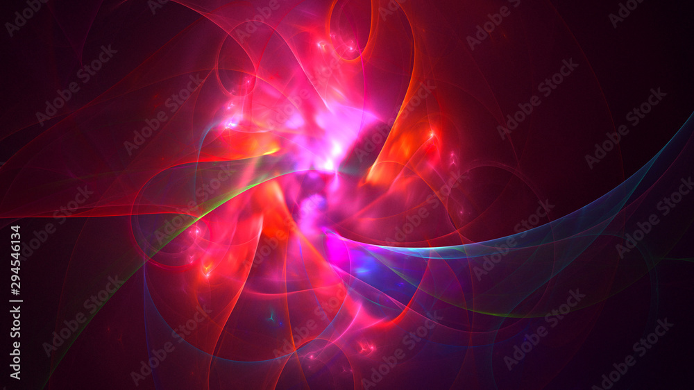3D rendering abstract technology fractal background 3D rendering abstract technology fractal background