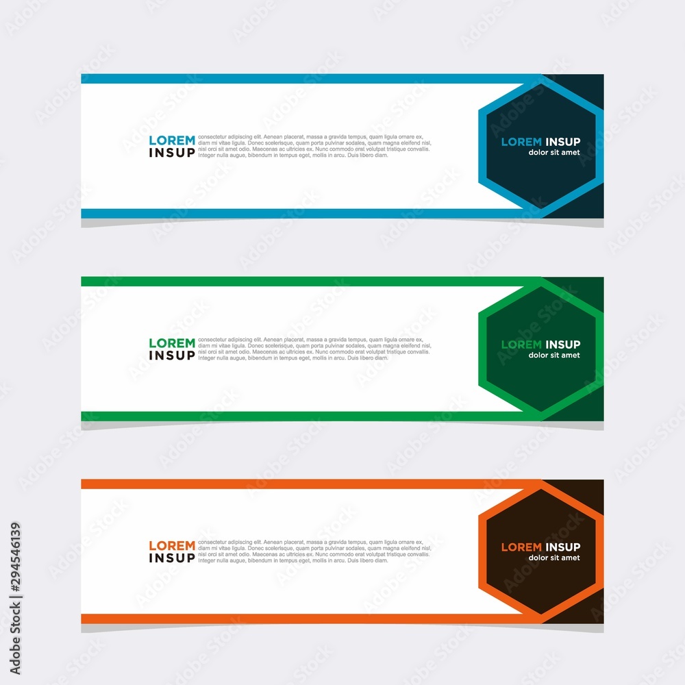 Modern vector banner web background abstract design template Modern vector banner web background abstract design template