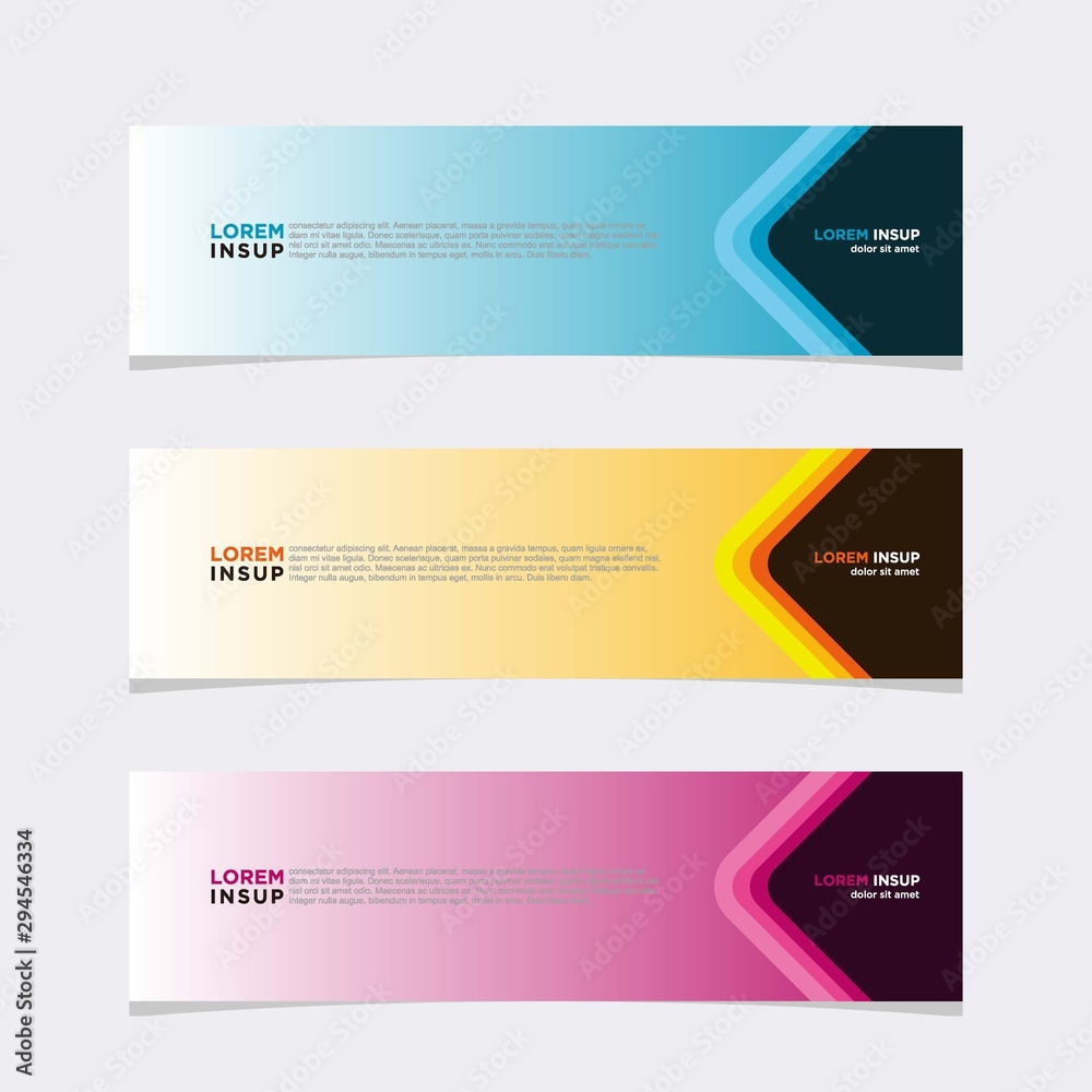 Modern vector banner web background abstract design template Modern vector banner web background abstract design template