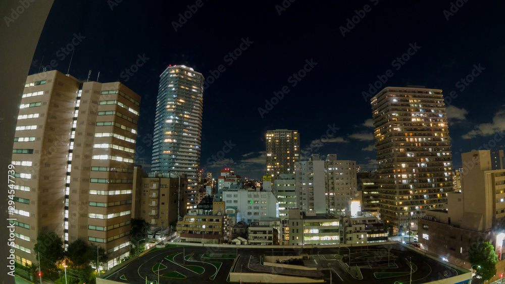 Fototapeta premium 東京池袋の夜景