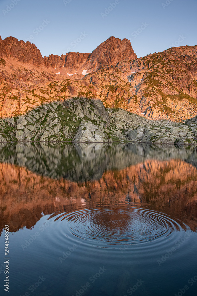 mountain reflection