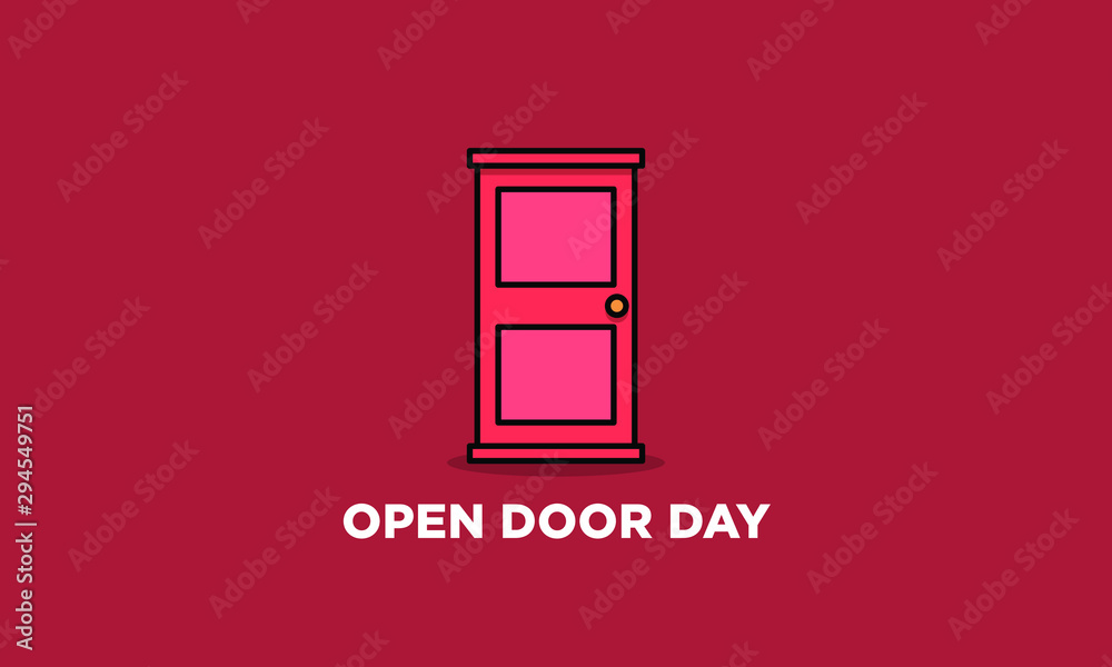 Open Door Day Poster Design