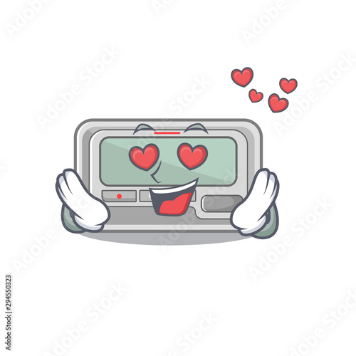 In love toy pager in the character shape
